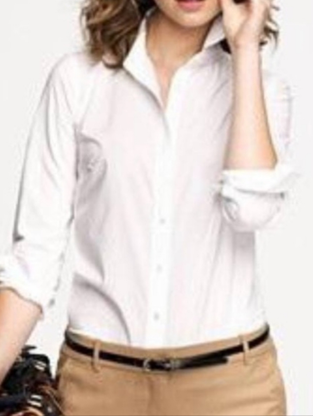 J. CREW Haberdashery Classic Button Front Shirt